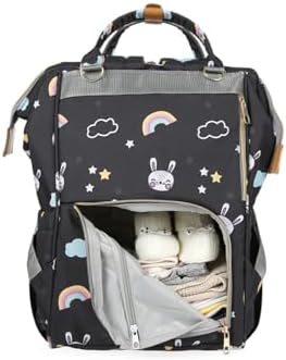 brandbaby (188) Anne Ve Bebek Bakım Çantası siyah - Görsel 4