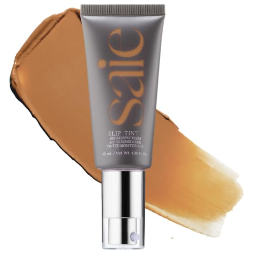 Saie Slip Tint Tinted Sunscreen for Face, SPF 35, Five + Half (1.35 oz)