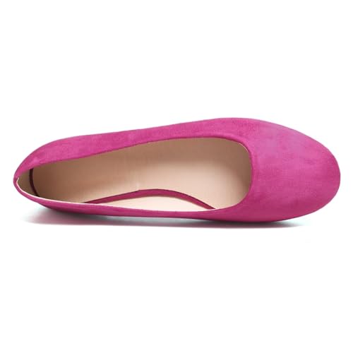 Image of Dear Time Women's Flats Comfortable Slip On Ballet Flats Soft Solid Casual Shoes