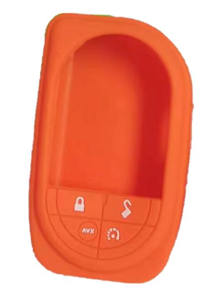 Tolxh #7941V #7944V #7945V Remote Control Orange Soft Silicone Protective Cover Quality Durable New Replacement Parts for Viper