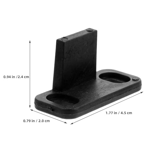 CLISPEED Guias De Porta Deslizante De Celeiro 6 Peças Trilho Inferior Hardware De Substituição De Po