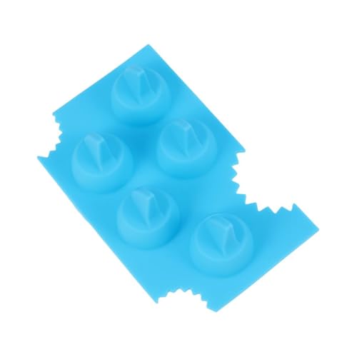 Molde de silicona para cubitos de hielo con forma de aleta de tiburón miniatura 1