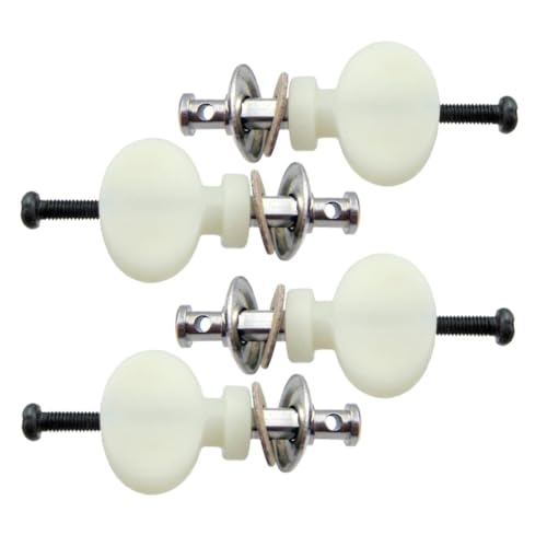 Cl de rechange pour chevilles mécaniques de guitare, 4 pièces, en blanc, performances et durabilité améliorées - Les Beatles, Paul McCartney, John Lennon, RIngo Starr, George Harrison Cl de rechange pour chevilles mécaniques de guitare, 4 pièces, en blanc, performances et durabilité améliorées