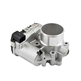 Corps de papillon 0280750535 7S7G-9F991-CA compatible avec Ford Sedan Fiesta Fusion Mondeo IV 1,6 L 4 cylindres S SE SEL SES Titanium Gas