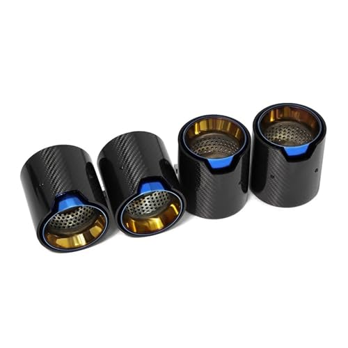 Embout d'échappement M en carbone bleu pour BMW M2 M3 M4 F80 F82