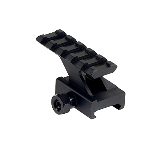 FOCUHUNTER Montaje de Alcance Picatinny Montura de riel de tejedor Rifle de 20 mm Montura de Alcance de Caza Riser Base de riel de Aluminio Rifle táctico para Exteriores