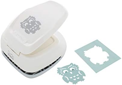 Bira 1.5 inch Silhouette Craft Lever Punch, Halloween Punch, for Scrapbooking Cards Paper Arts (Owl Shaped)