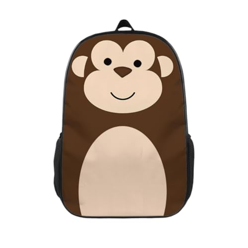 Monkey Backpack 17 inch Cartoon Monkey Backpack Large Capacity