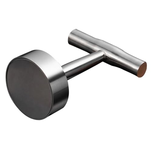 Hohopeti Burgerpresse aus Edelstahl Manuelle Patty Presse Robuster Burger Smasher Praktische Fleischpresse für Kleine und Gefüllte Burger Küchenhelfer für Schnelles Kochen...