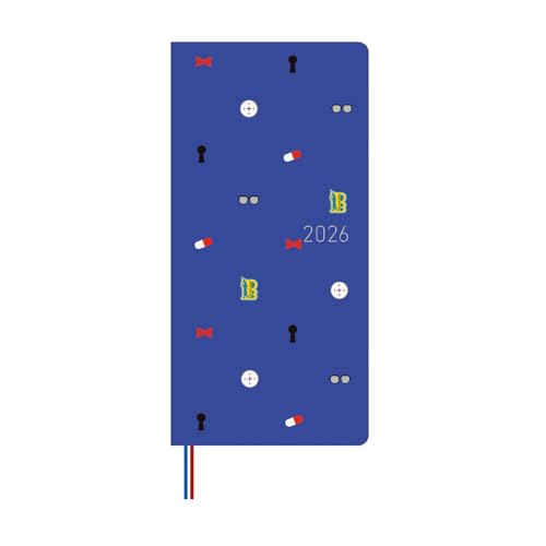 ほぼ日手帳 2026 weeks 名探偵コナン/コナンモチーフ 4月始まり 週間手帳 週間レフト スリム縦長のサムネイル