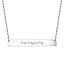 E. 5mm Horizontal Bar|Silver Engraving