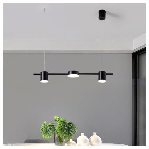 Lustre moderno regulável LED 6 luzes pingente linear luz fazenda preto industrial teto pendurado lâmpada barra longa lustre de meados do século para sala de jantar cozinha ilha sala de estar