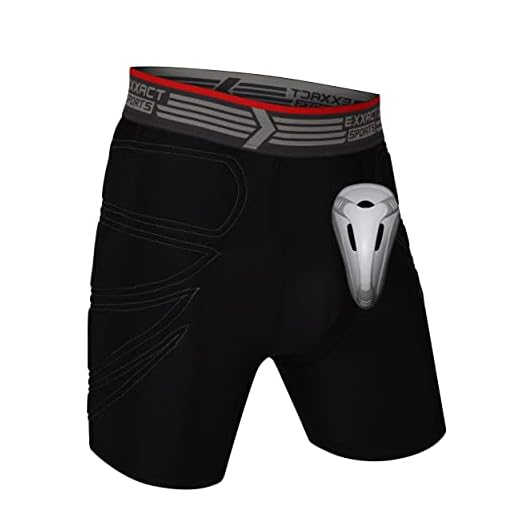 Exxact Sports Compression Sliding Shorts with Foam Padding and Hard Protective Athletic Cup for Baseball, Softball, Football, Lacrosse, Field Hockey, MMA (Adult) (Black, Small)