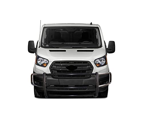 Image of Black Horse Off Road - Classic Spartan Grille Guard - Black Compatible with 2020-2022 Ford Transit 150 250 350