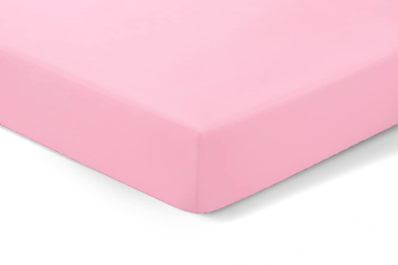 Amigozone Extra Deep 16"(40cm) Non Iron Percale Pollycotton Fitted Sheets (King, Pink) โ image 1