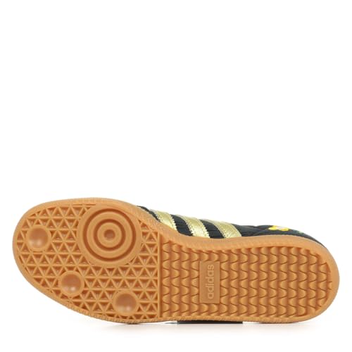 Image of adidas Samba Og W Women's 3 Gold Stripes Floral Limt EDI Trainers (Black Gold, US 6.5)