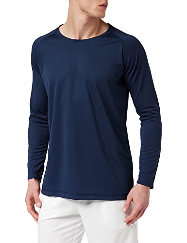 Adidas Active 140 LS Maglietta, Blu, X-Large Uomo