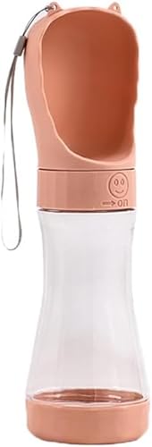 FWYTT 猫です 犬です 水飲み器です 給餌器です 随時補充します 携帯用です 迅速です 密閉して水漏れを防ぎます 回転して水を出しますセキュリティロックです (ピンクです,水の入ったコップをあげます)