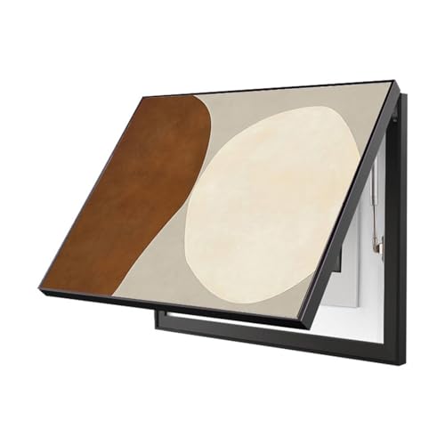 Couvercle de boîtier de compteur haut de gamme : peinture décorative épurée amovible 40x50
