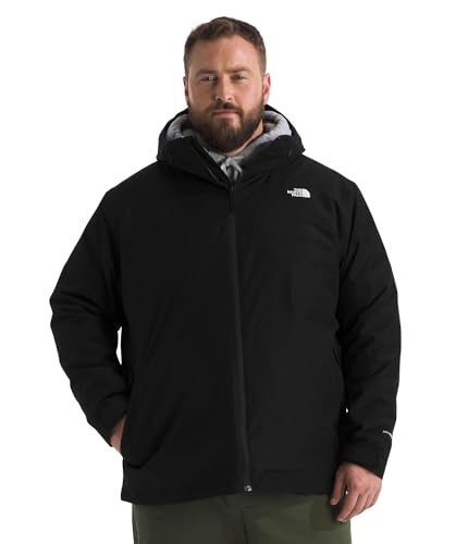 THE NORTH FACE Men's Carto Mono Triclimate Hooded Jacket (Standard & Big Size) | Insulated Winter Coat Wind & Water Resistant
