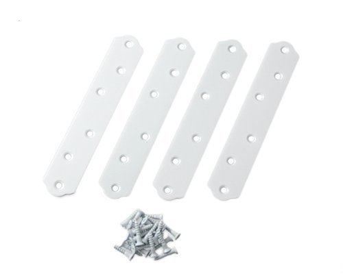 Amazon | ハイロジック カラー一文字金具 大 QY081 白 | 棚受