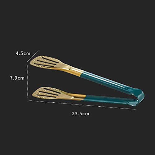Pinza da Cucina Pinza per Alimenti con Punte a Clip in Silicone, Pinza per Alimenti con bloccaggio in Acciaio Inossidabile da Cucina con Impugnatura ergonomica