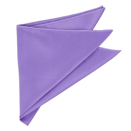 Image of tiemart Solid Color Pocket Squares for Men | For Suits, Perfect for Wedding Parties, 12 x 12 inch / 30 x 30 cm