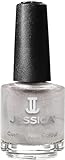 JESSICA Custom Colour Nail Polish | Award-Winning Polish | Strengthening Nail Polish, Long Lasting Nail Varnish | Chip-Resistant & Hard-Wearing for Salon-Quality Finish | Swanky Silver | 14.8ml