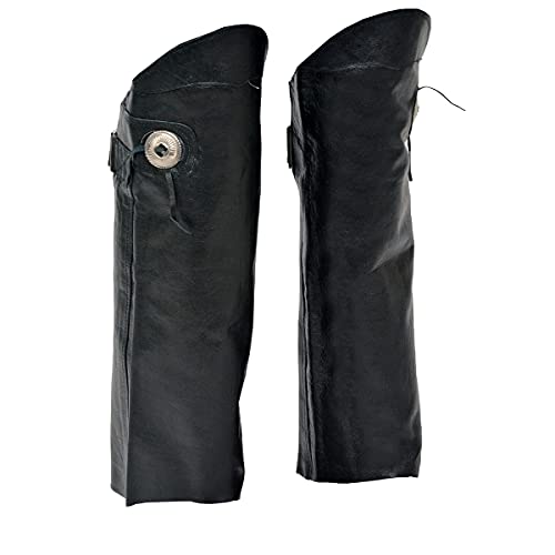 Image of Milwaukee Leather Premium Leather Motorcycle Riding Chaps for Women Bikers