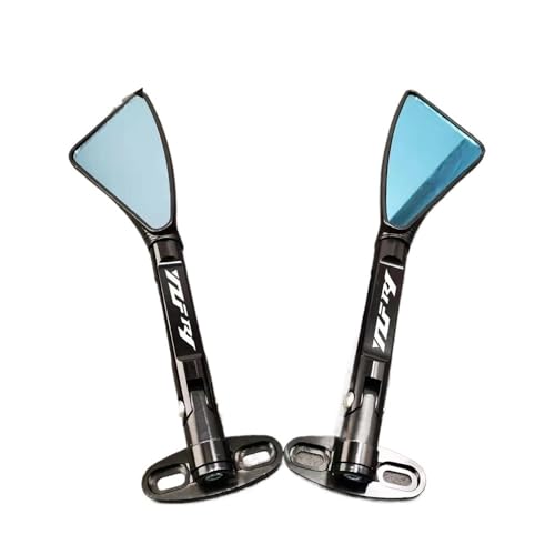 Espejos antideslumbrantes azules de aluminio para evitar reflejos en moto YZF R1M