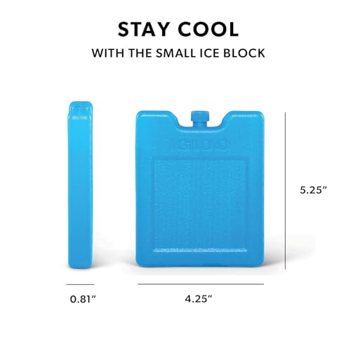 Image of Igloo Maxcold Ice Blocks, Reusable Ice Packs for Coolers, Freezer Pack, Cold Packs for Coolers, Long Lasting Ice Blocks
