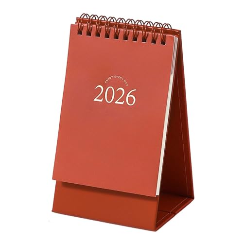 2026 卓上カレンダー 16 か月参照 2025 年 9 月から 2026 年 12 月までツインコイルバインディングマンスリーカレンダーメモ予定レトロオフィスプランナー