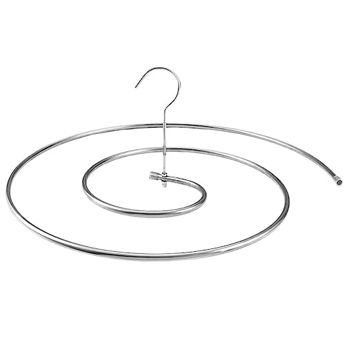 Alipis Space-Saving Quilt Hanger Rack Metal Spiral Laundry Dry Rack White Hangers for Sheets