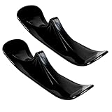 Nicedeal 2PCS Snow Sled Ski Snowboard Board Slider Dual-Use Snow Scooter Balance Parts Accessories Fold Skate Board Conversion Kit