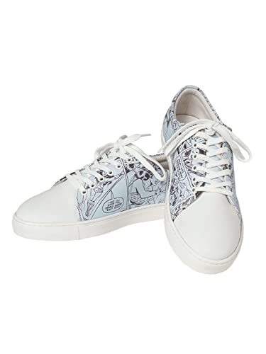 Image of The Souled Store Women Official Wonder Woman: Indestructible Power Sneakers for Women Casual Shoes Branded Chunky Sports Shoe Soft Sole Stylish Snickers Classic Multicolor Funky Trendy Dail