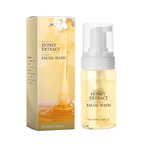 Limpiador Purificante Con Extracto de Miel, Brightening Facial Cleanse, Limpiador para el Acné, Para una Limpieza Profunda de los Poros, Hidratación, Suave y No Irritante, para Todo Tipo de Pieles