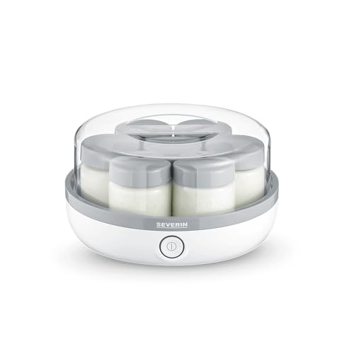 SEVERIN Yaourtière pratique et compacte, Machine à yaourt maison 13 W, Yaourtière électrique et...