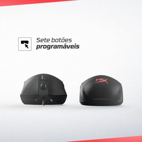 Mouse Gamer HyperX Pulsefire Core RGB 6200 DPIs - HX-MC004B glide