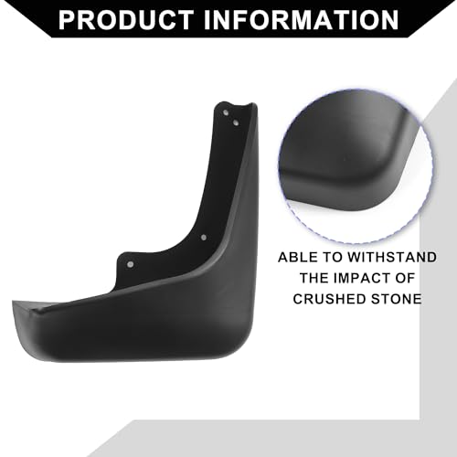 Image of Mud Flap Splash Guard with Mount Accessories for Suzuki Grand Vitara 2006-2015 / Front & Rear Side Mud Guards /Durable / 1 Set