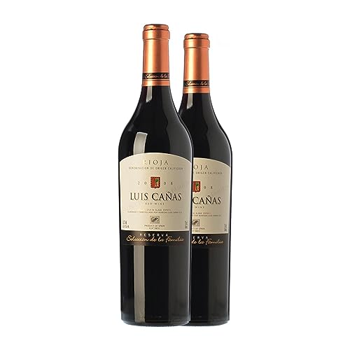Luis Cañas Selección de la Familia Tempranillo Rioja Reserva 75 cl Vino tinto (Caja de 2 Botellas de 75 cl)