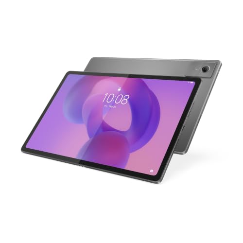 Lenovo Idea Tab Plus Tablet | Pantalla LCD de 12,1 Pulgadas 2,5 K | 16:10 | MediaTek Dimensity 6400 | Brazo Integrado Mali G57 gráfico | 8 GB de RAM | 128 GB de Memoria | Android 15 | Luna Gris Color