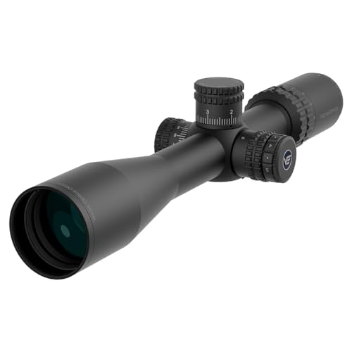 Vector Optics ORION PRO MAX 4-16x44 First Focal Plane 30mm VOR-4 MIL Illuminated Glass Etched Reticle Side Focus Zero Stop Rifle Scope with weaver/picatinny mounts, sunshade, flip up lens caps SCOL-59