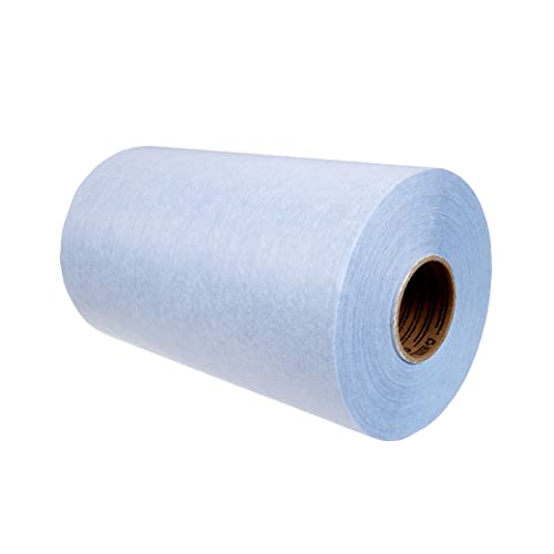 Image of 3M Self Stick Liquid Protection Fabric, 36878, 14 in x 300 ft, 1 Roll, Peel and Stick, Strong Temporary Adhesive, Repositionable Material, UV Resistant, Easy Removal, Blue