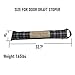 Buracoli Fabric Under Door Draft Stopper Weighted Air Draft Stopper Blocker for Door and Window, Decorative Wind Stopper with Hanging Rope, 32.7inch Wind Dust and Heat Preventer Durable