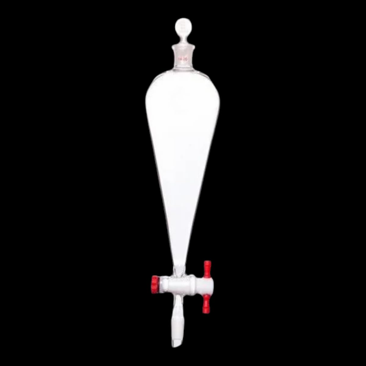 1 szt. 3000 ml 24/40 szklany reaktor cylindryczny z czterema szyjami - 3 l kolba reakcyjna z płaskim dnem i zaciskiem ze stali nierdzewnej