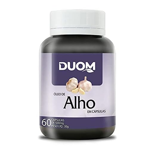 Óleo de Alho 60cps 500mg Duom