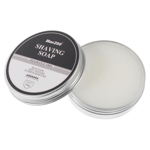 PATKAW crema de afeitar barba maquinillas de afeitar shaving soap jabón afeitar jabón de afeitar para hombres de los hombres jabón no estimulante jabón de afeitar nutritivo pegar