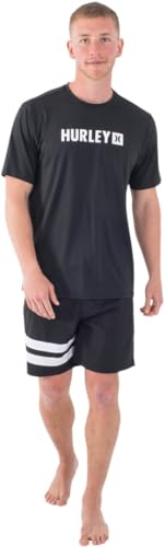 Hurley Hybrid SS Surf Shirt - Black2