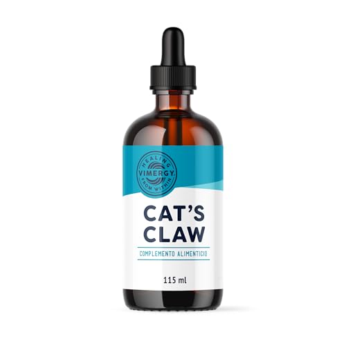 Vimergy Cat’s Claw – 115 ml, 57 Dosis – Uña de Gato Gotas – Extracto de Uña de Gato Líquido con Glicerina – Suplemento Vegano – Formulado sin Azucares o Aglutinantes – Sin OMG ni Gluten