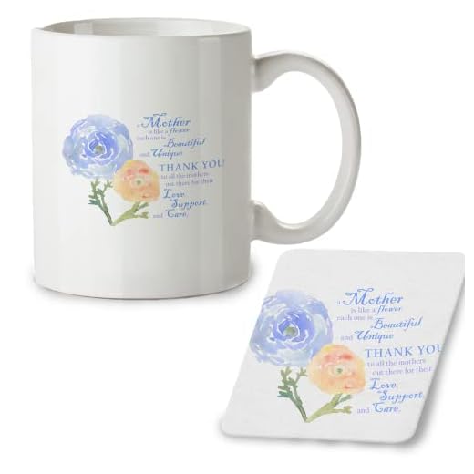 Dikt om mamma var och en som blomma glad mors dag mugg nyhet rolig kaffe tekopp present, 325 ml set endast underlägg